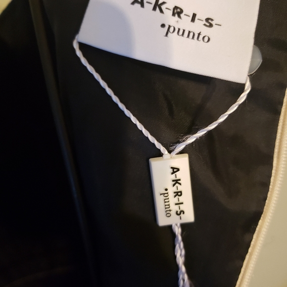 NWPT A-k-r-i-s Punto Jacquard silvery sheath dress - Picture 13 of 14